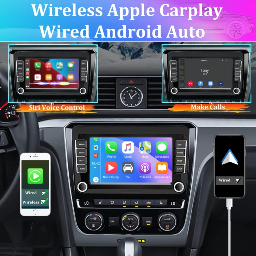 Car stereo player gps headunit vw 2din universal android navigation dvd
