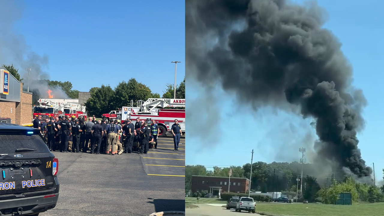 Fire in akron