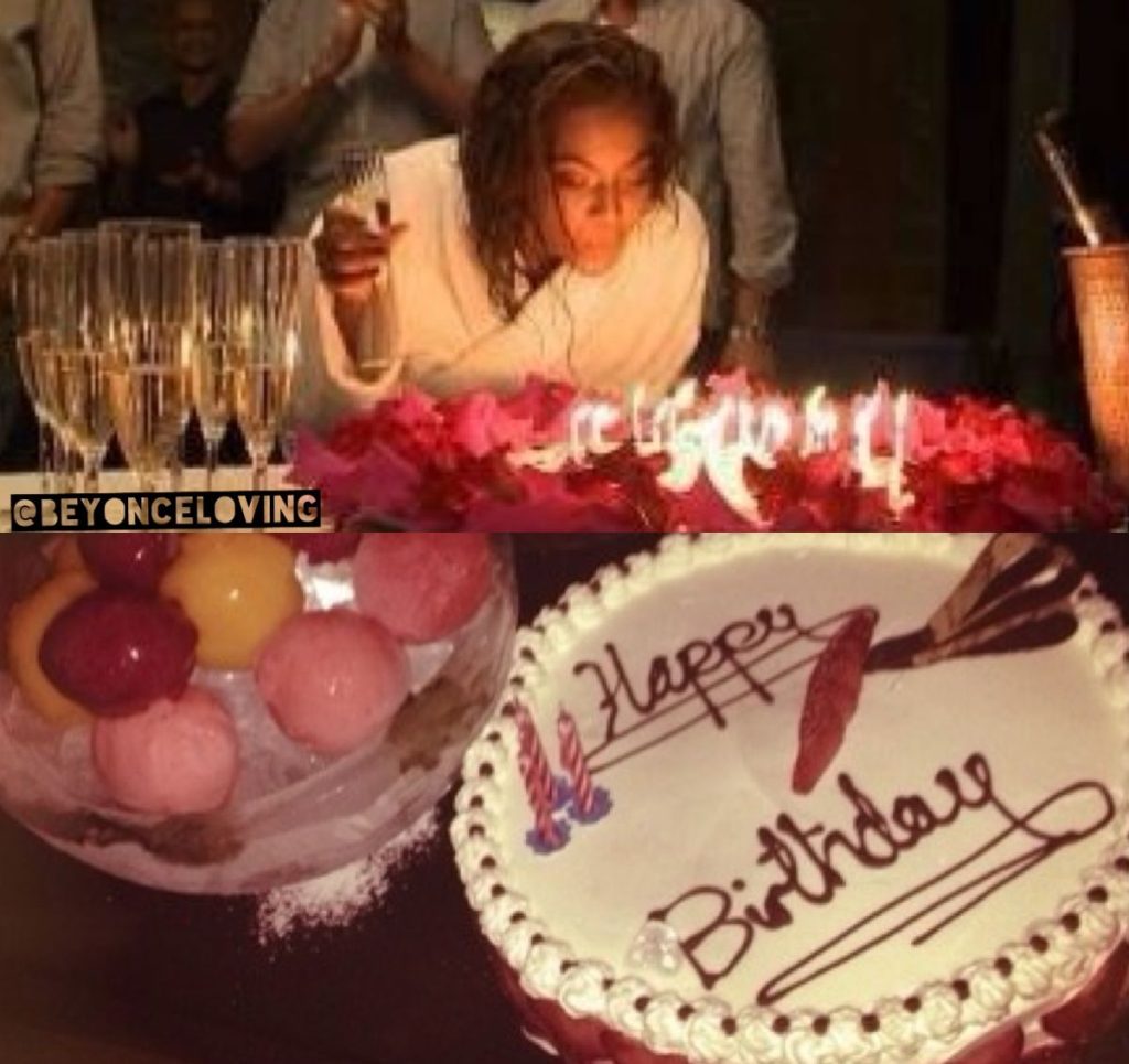 Beyonce birthday party jay soul york her train 35th arrives themed showbiz dress beyoncé costume bash fancy cut low big