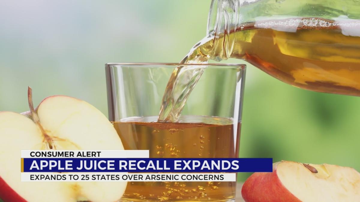 Apple juice recalls