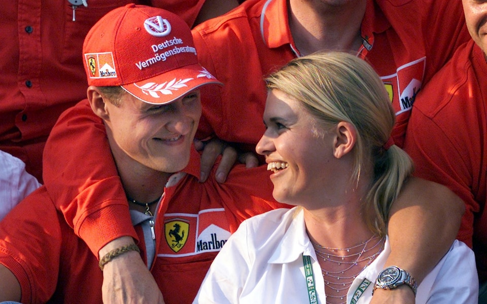 Schumacher corinna 50th happier Michael schumacher wife