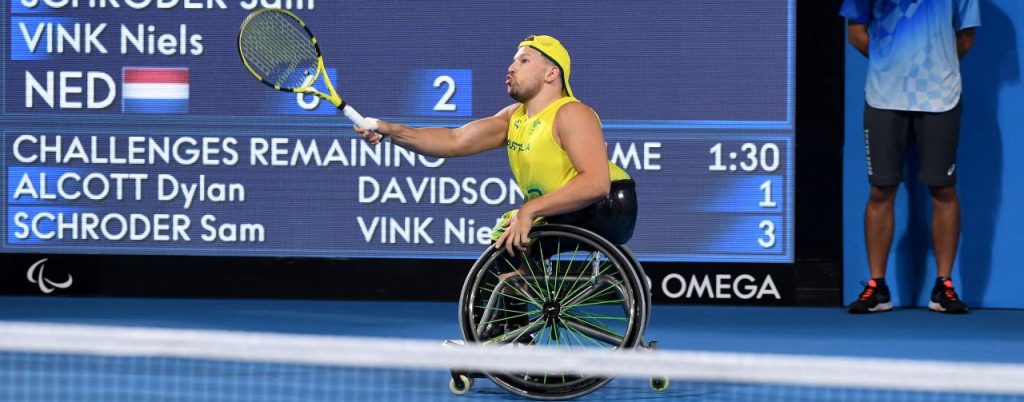 Tennis wheelchair paralympic paralympics sports australia