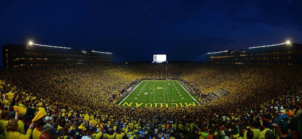 Biggest college football stadiums