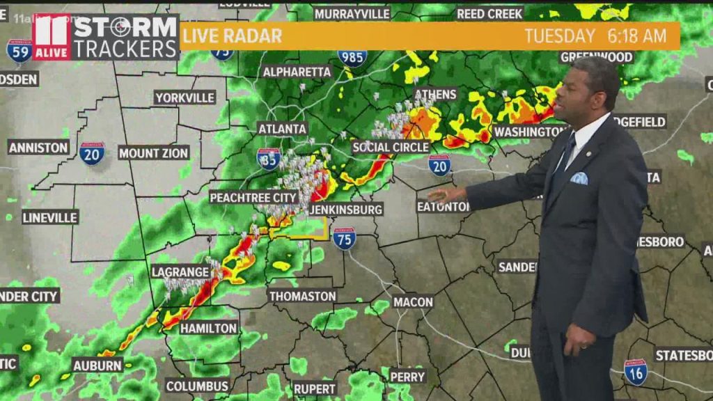 Thunderstorm 11alive griffin Weather atlanta