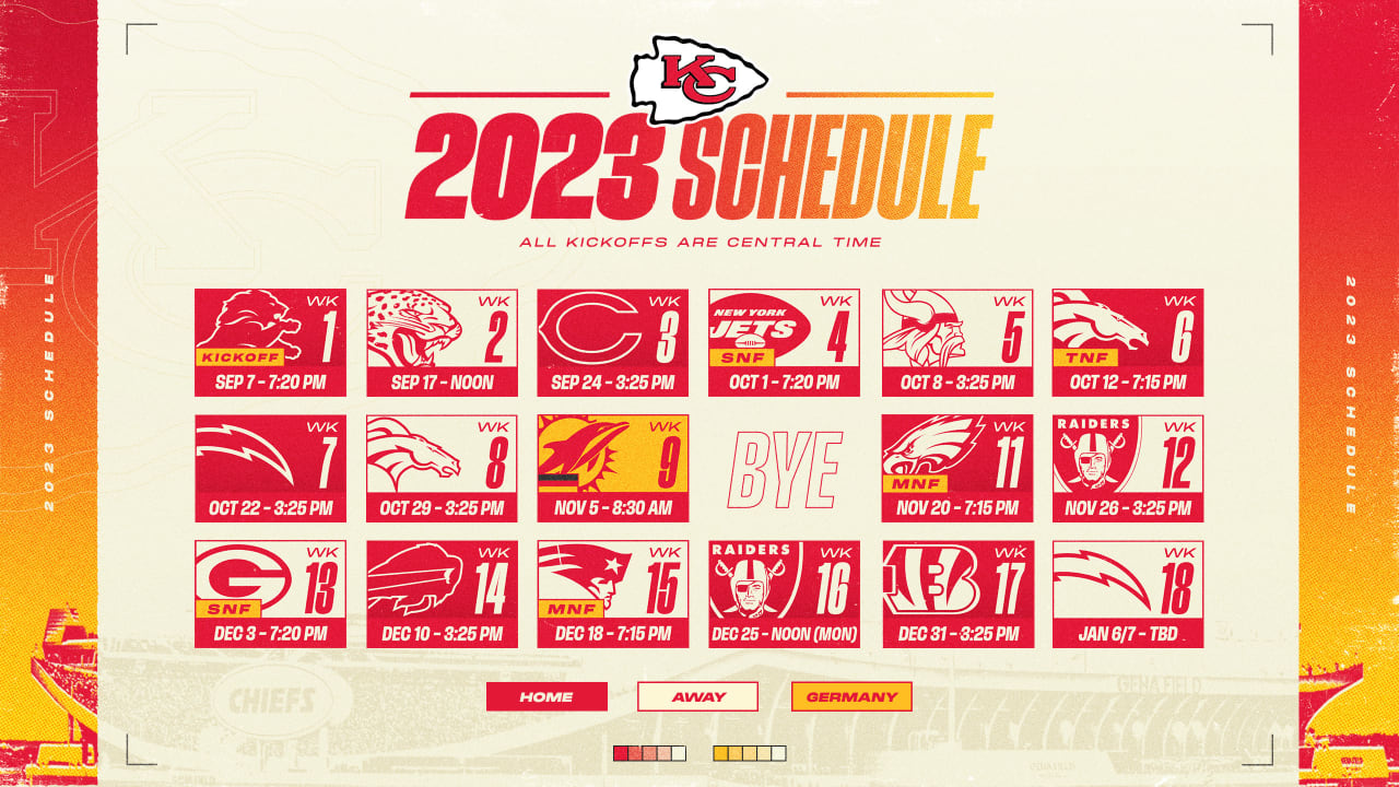 Chiefs schedule 2024