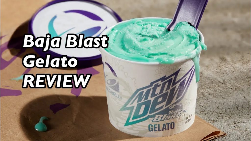 Baja blast gelato