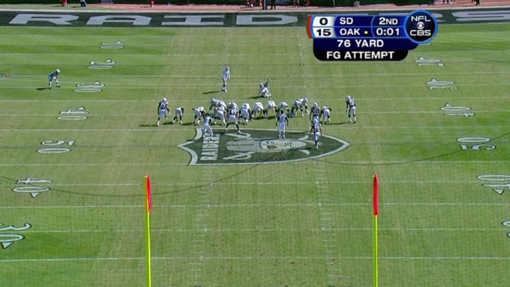 Field longest goal nfl history