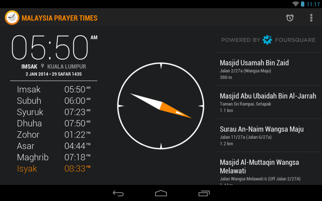 Malaysia’s Waktu Solat App