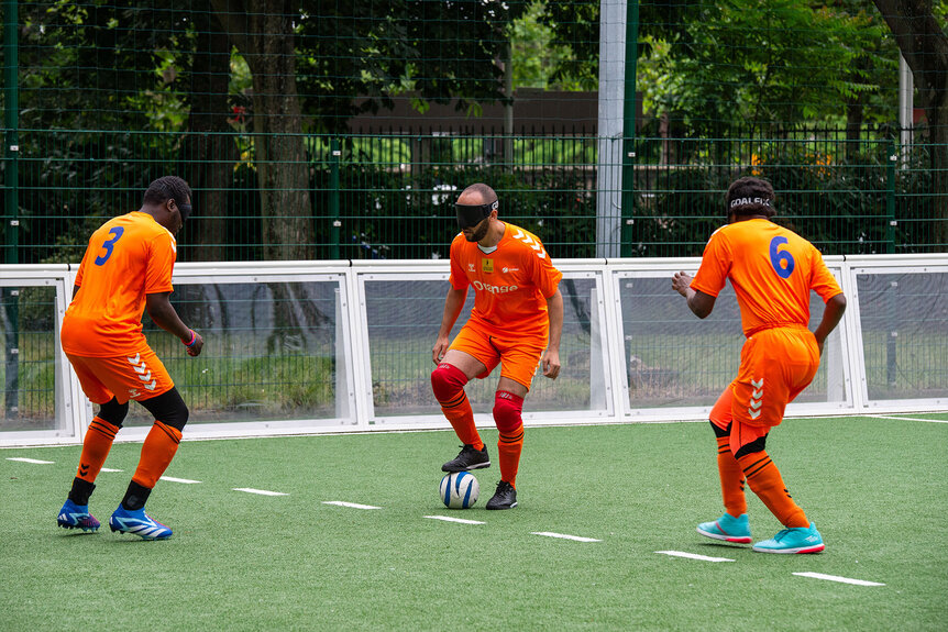 Blind soccer paralympics