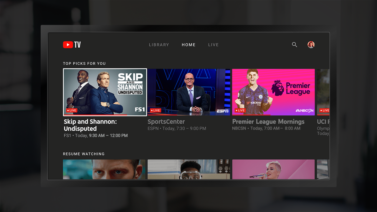 Youtube tv