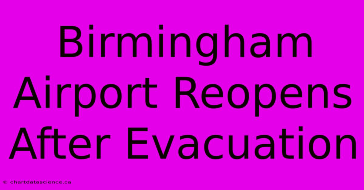 Birmingham airport evacuation